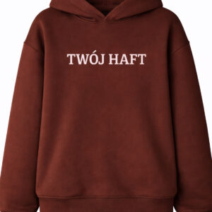 BLUZA PERSONALIZOWANA CZEKOLADOWA